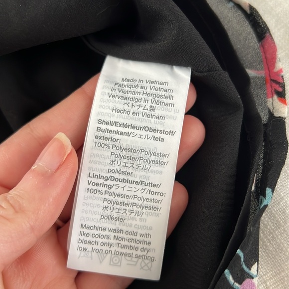 Madewell Women’s Blouse Long Sleeve Floral size XS - Picture 4 of 4